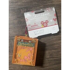 Disney Parks 2023 Enchanted Storybook Musical Living Magic Sketchbook Ornament